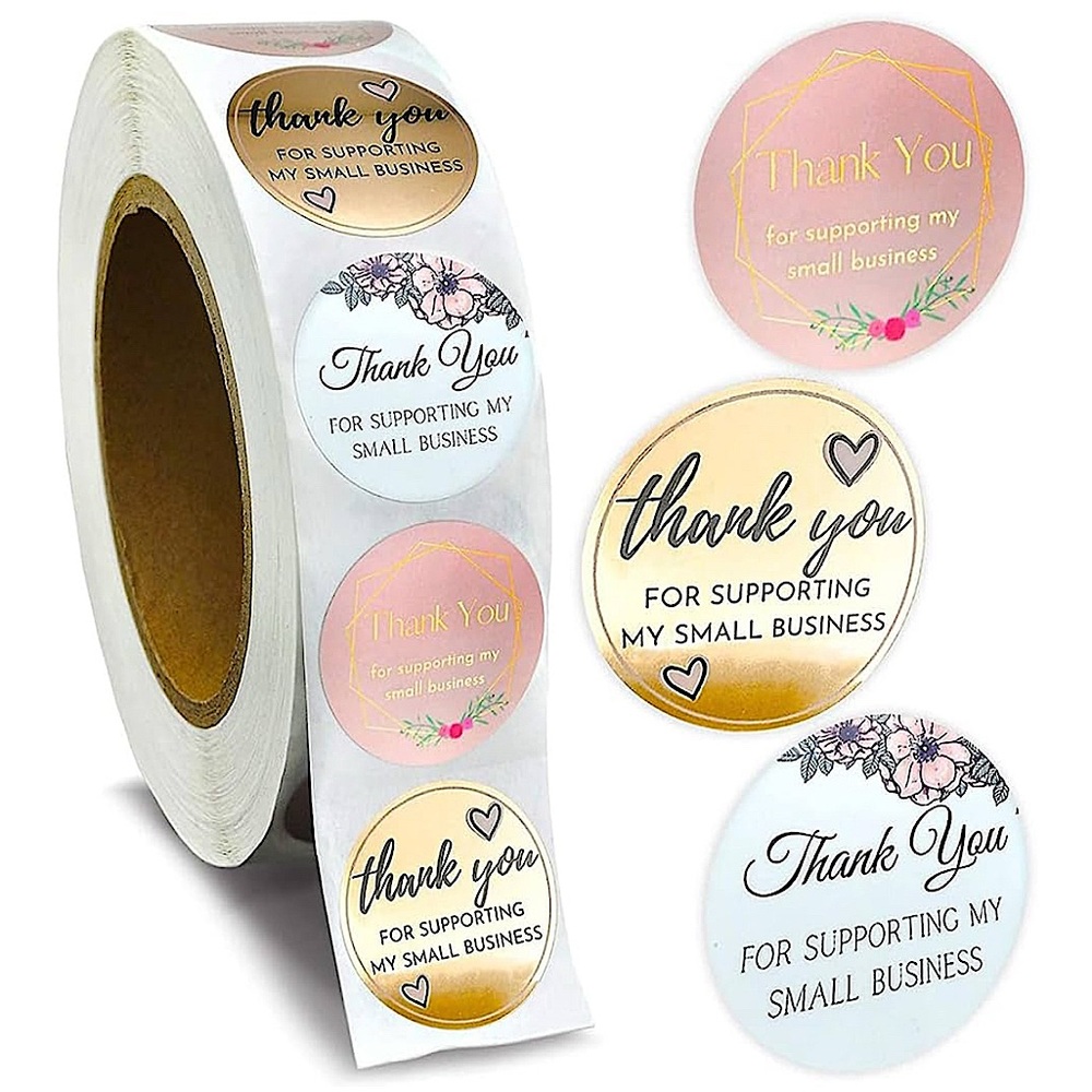 500 Thank You Stickers
